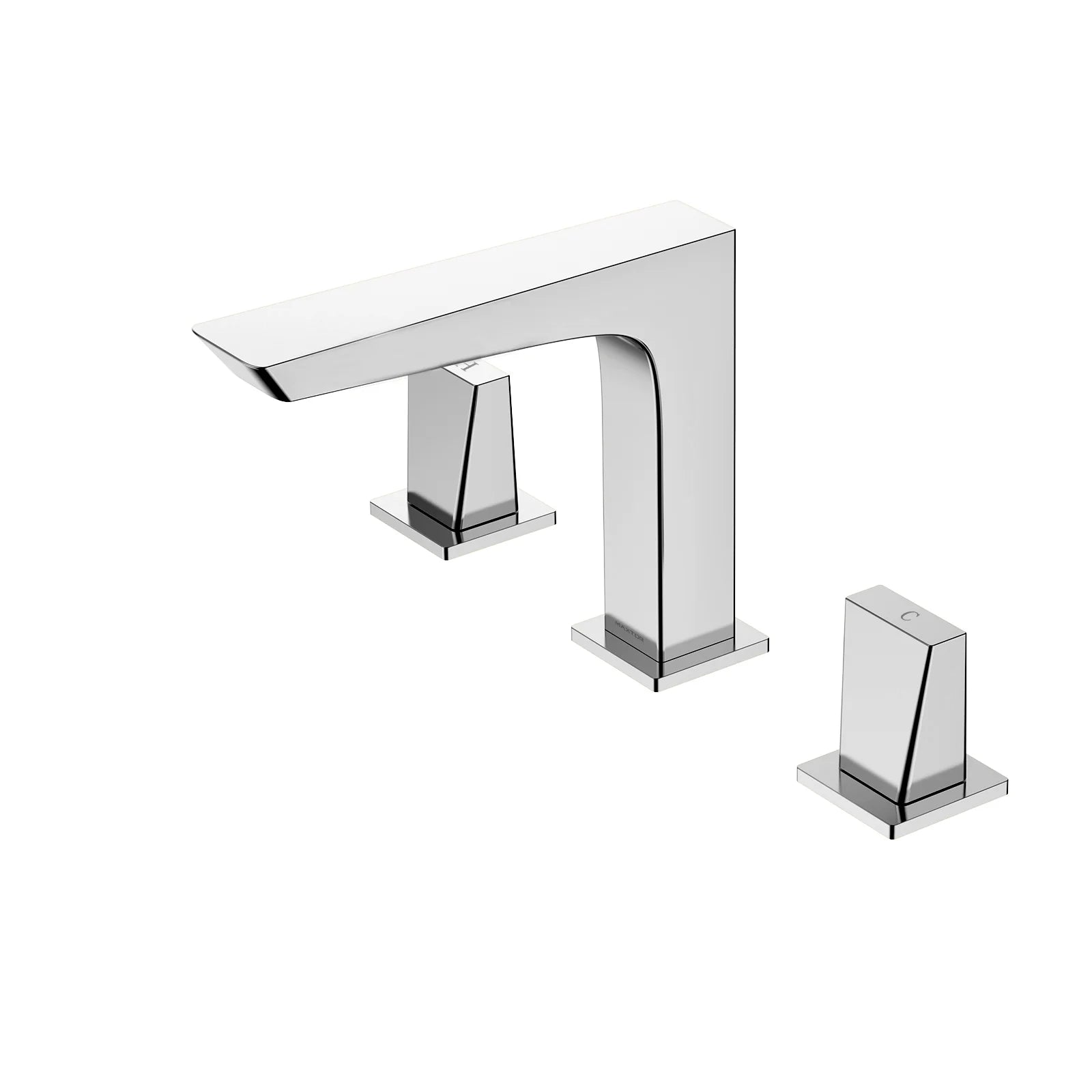 MAXTOR Widespread Bathroom Basin Faucet – AB005068 Brushed Nickel