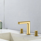 Two-Handle Deco Mount Bathroom Basin / Bathtub Faucet – 3-Hole Deck-Mount Mixer – AB005069