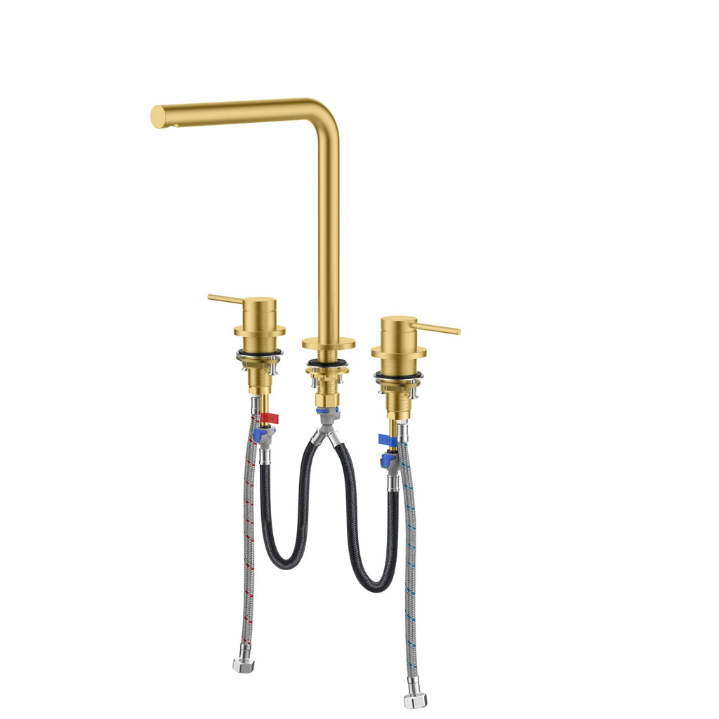 Maxtor Widespread 3-Hole Basin Faucet-Two Handle Bathroom Vessel Faucet-AB005106