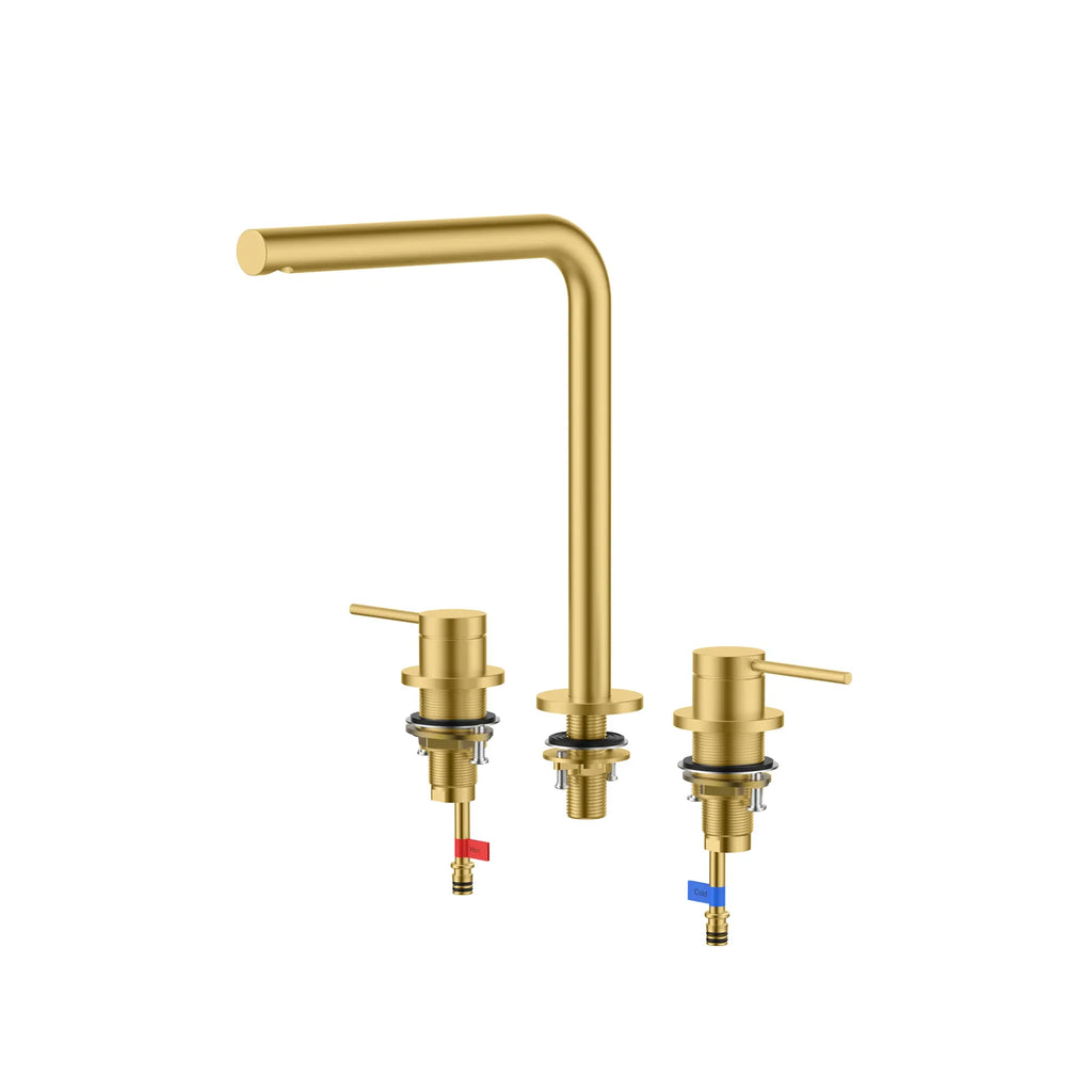 Maxtor Widespread 3-Hole Basin Faucet-Two Handle Bathroom Vessel Faucet-AB005106