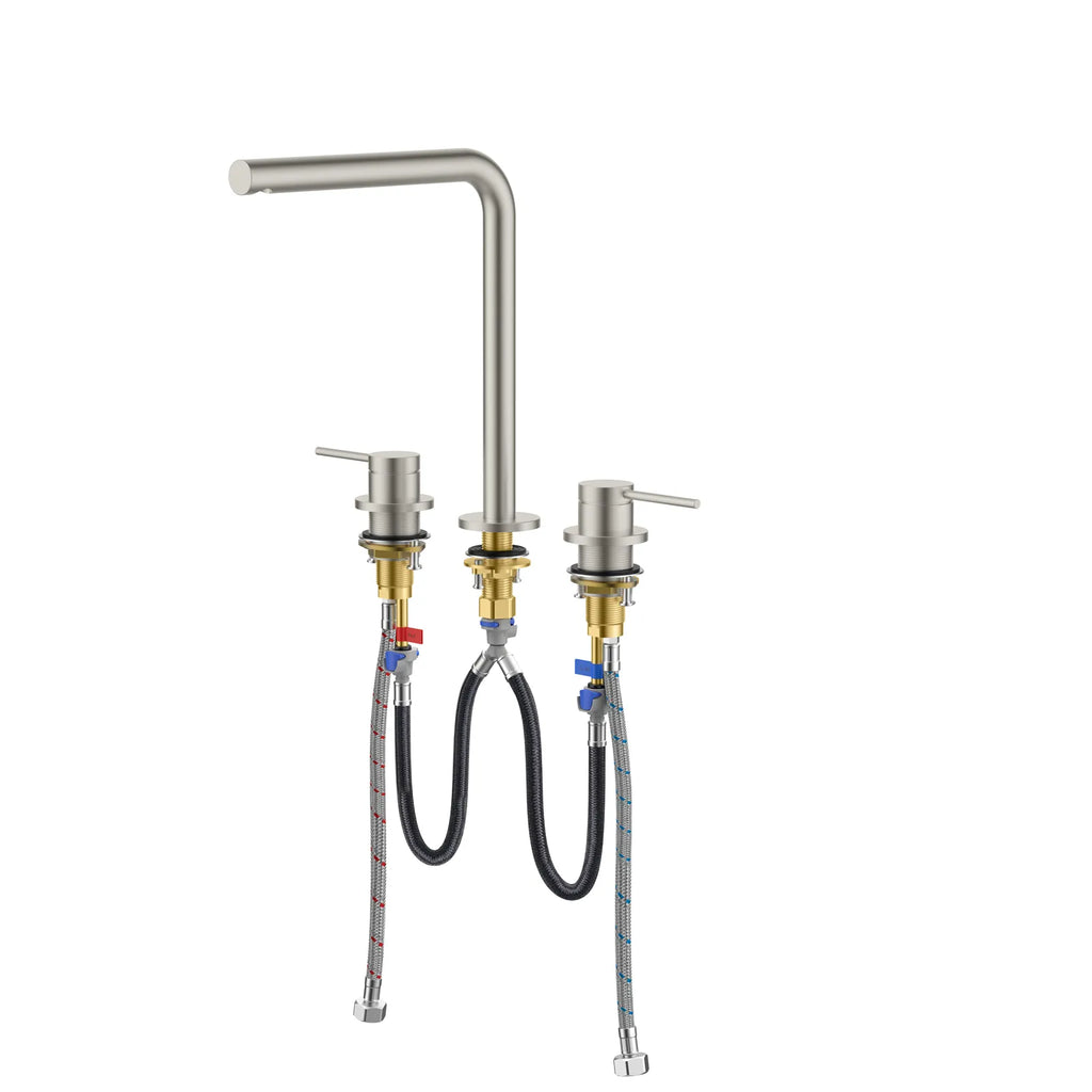 Maxtor Widespread 3-Hole Basin Faucet-Two Handle Bathroom Vessel Faucet-AB005106