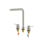 Maxtor Widespread 3-Hole Basin Faucet-Two Handle Bathroom Vessel Faucet-AB005106