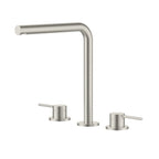 Maxtor Widespread 3-Hole Basin Faucet-Two Handle Bathroom Vessel Faucet-AB005106 Brushed Nickel