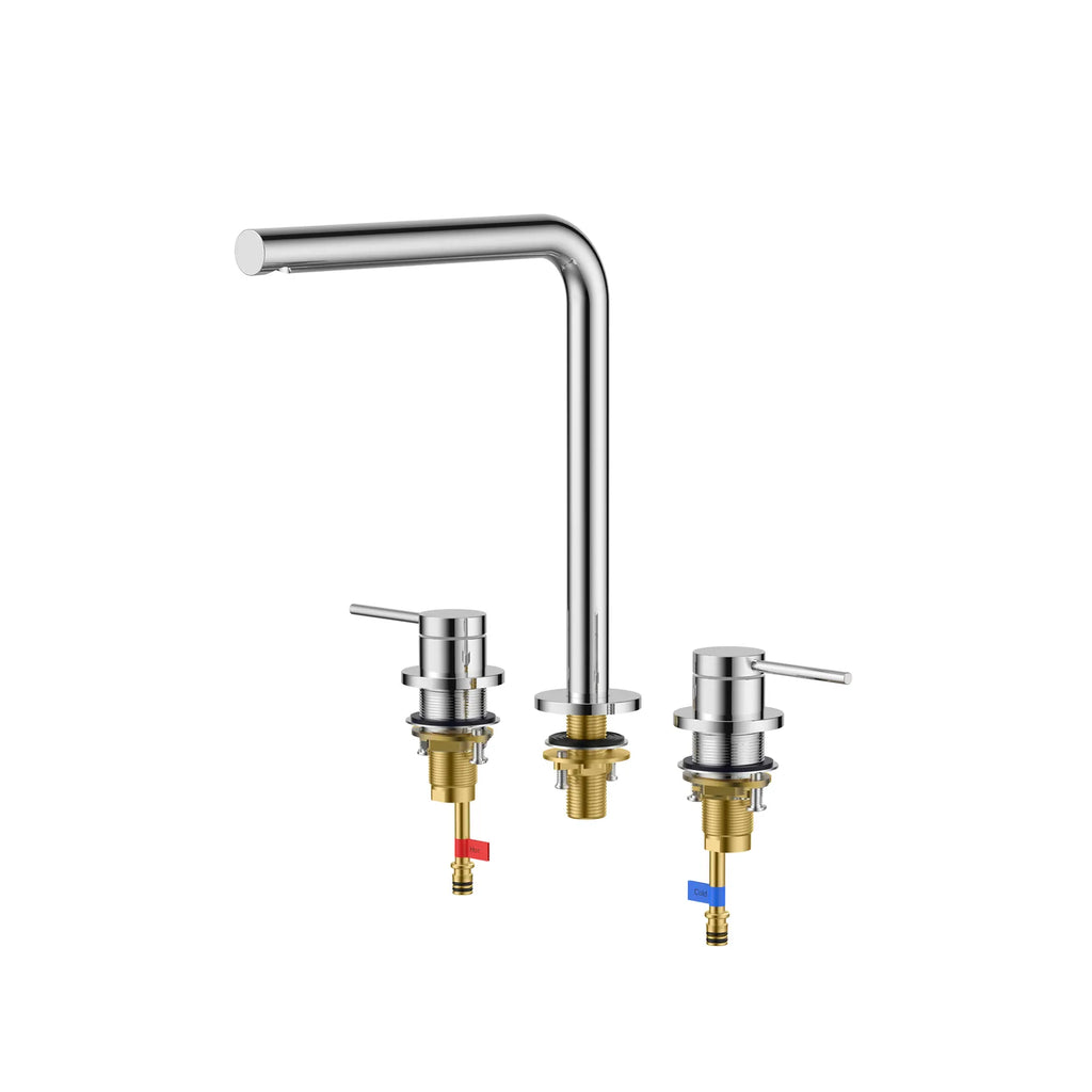 Maxtor Widespread 3-Hole Basin Faucet-Two Handle Bathroom Vessel Faucet-AB005106