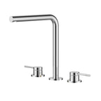 Maxtor Widespread 3-Hole Basin Faucet-Two Handle Bathroom Vessel Faucet-AB005106 Chrome