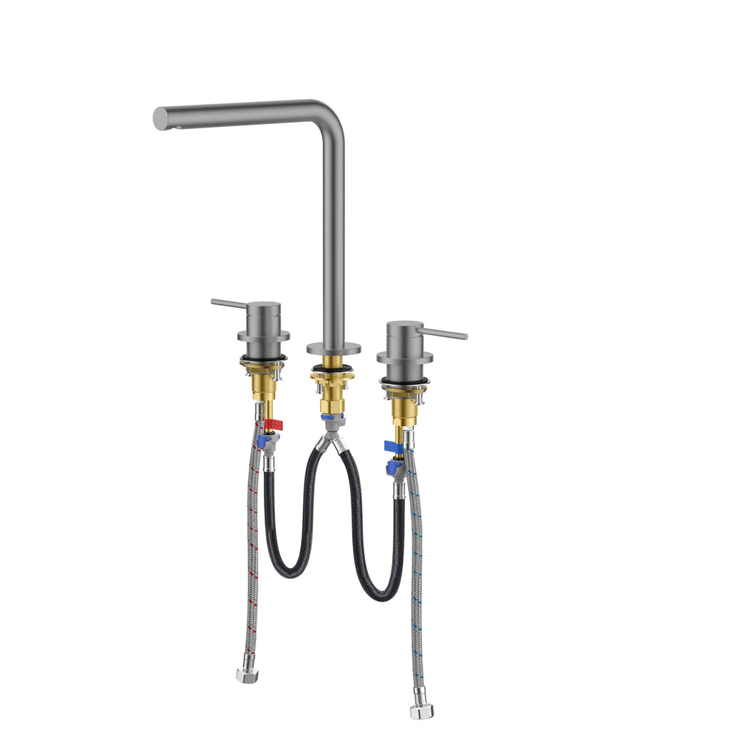 Maxtor Widespread 3-Hole Basin Faucet-Two Handle Bathroom Vessel Faucet-AB005106