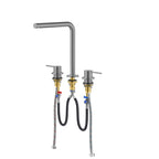 Maxtor Widespread 3-Hole Basin Faucet-Two Handle Bathroom Vessel Faucet-AB005106