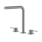 Maxtor Widespread 3-Hole Basin Faucet-Two Handle Bathroom Vessel Faucet-AB005106 Brushed Gun Metal