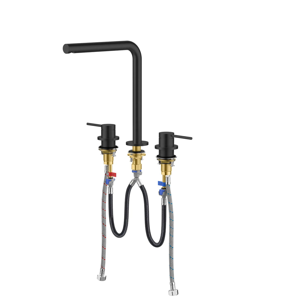 Maxtor Widespread 3-Hole Basin Faucet-Two Handle Bathroom Vessel Faucet-AB005106