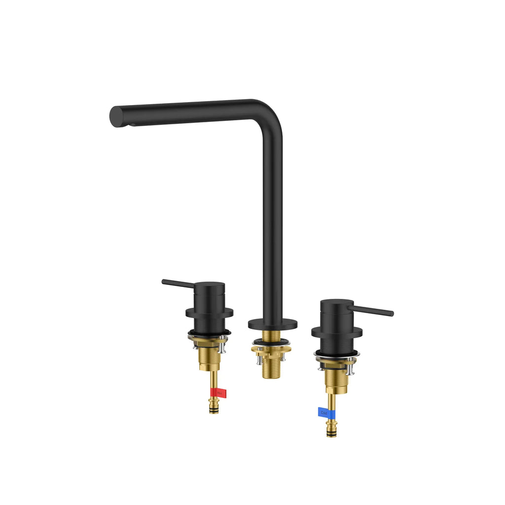 Maxtor Widespread 3-Hole Basin Faucet-Two Handle Bathroom Vessel Faucet-AB005106