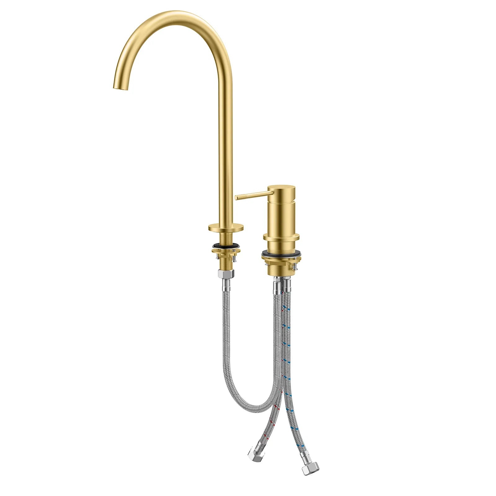 Circular 2 Holes Bathroom Basin Faucet AB006004