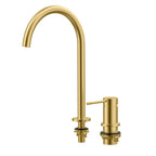 Circular 2 Holes Bathroom Basin Faucet AB006004 Brushed Gold