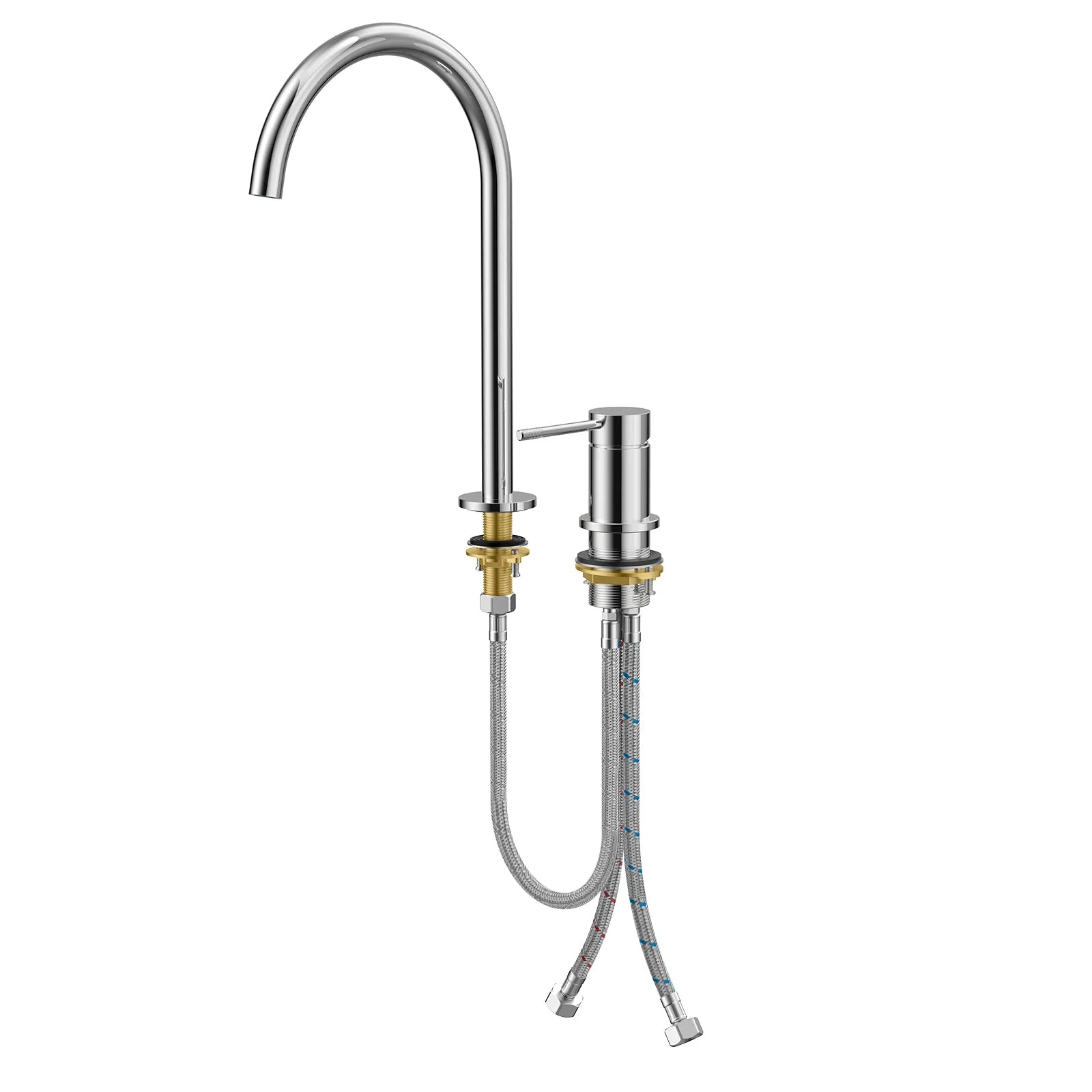 Circular 2 Holes Bathroom Basin Faucet AB006004