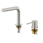 2 hole basin faucet with CITEC ceramic cartridge and swiss neoperl aerator-AB006005 Brushed Nickel
