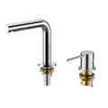 2 hole basin faucet with CITEC ceramic cartridge and swiss neoperl aerator-AB006005 Chrome