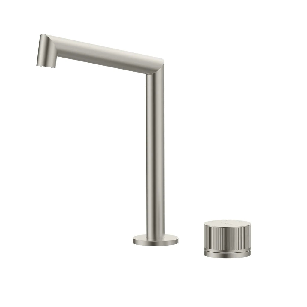 Sure 2 Hole Widespread Bathroom Basin Faucet-Modern Basin Mixer AB006027 Brushed Nickel