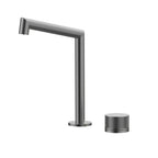 Sure 2 Hole Widespread Bathroom Basin Faucet-Modern Basin Mixer AB006027 Brushed Gun Metal