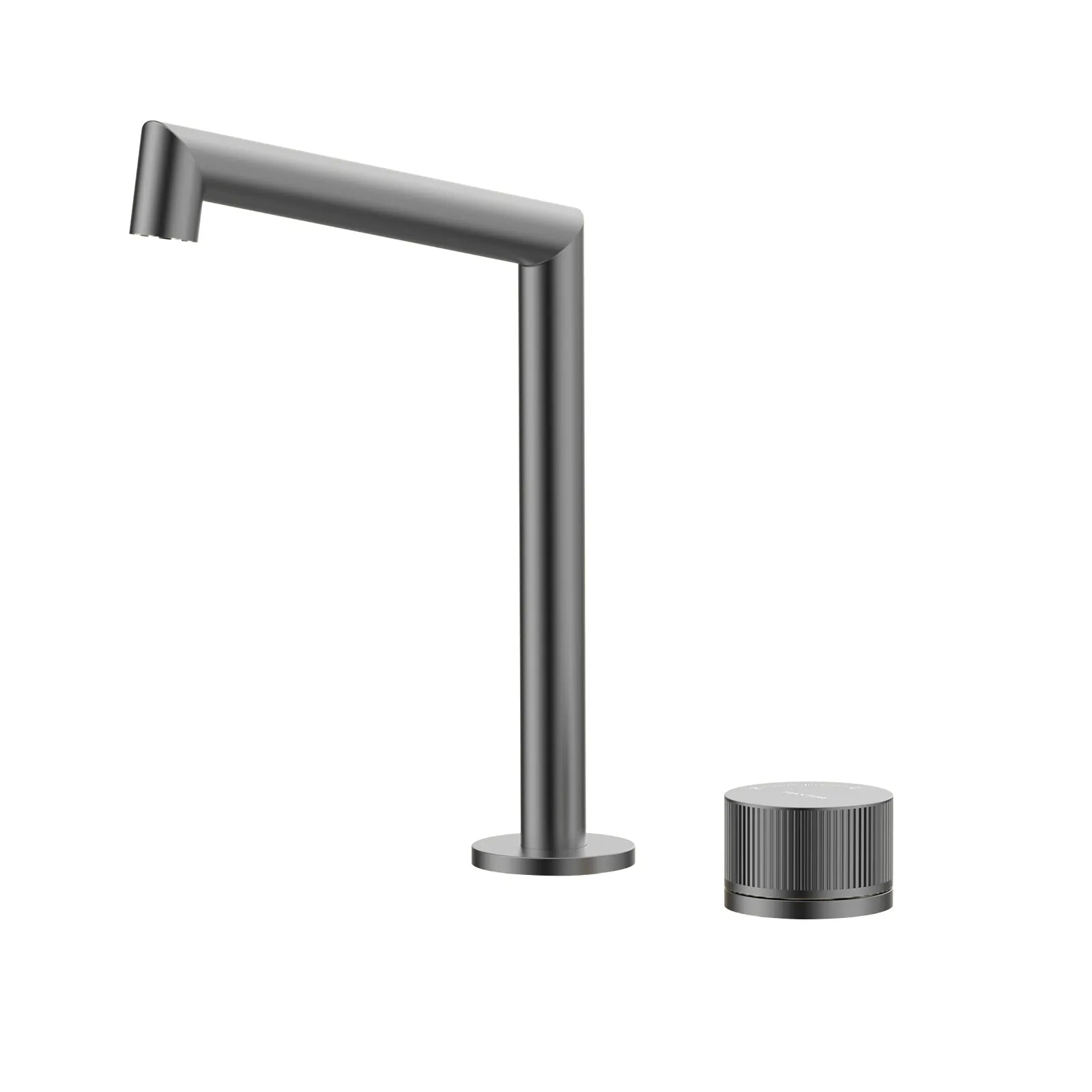Sure 2 Hole Widespread Bathroom Basin Faucet-Modern Basin Mixer AB006027 Brushed Gun Metal