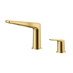 Kris Widespread Bathroom Basin Faucet – Model AB006070 Brushed Gold