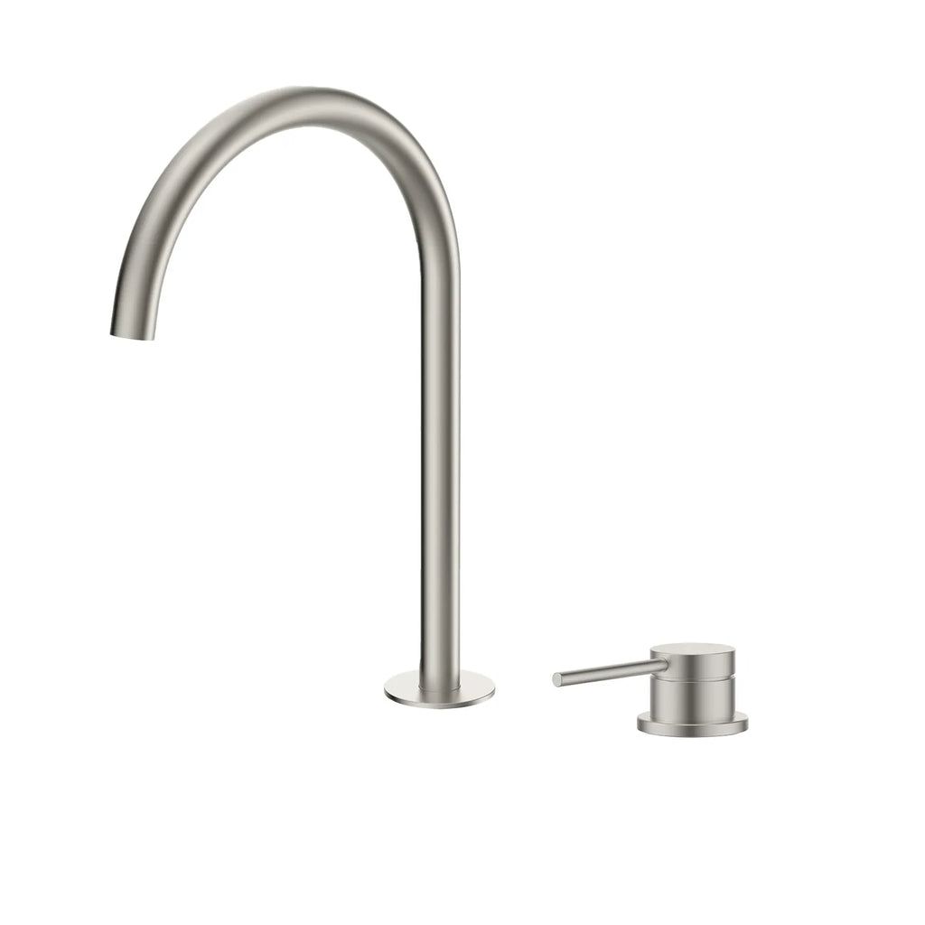 MAXTOR 2 Hole Deck Mounted Basin Faucet-Widespread Vanity Vessel Faucet-AB006106 Brushed Nickel