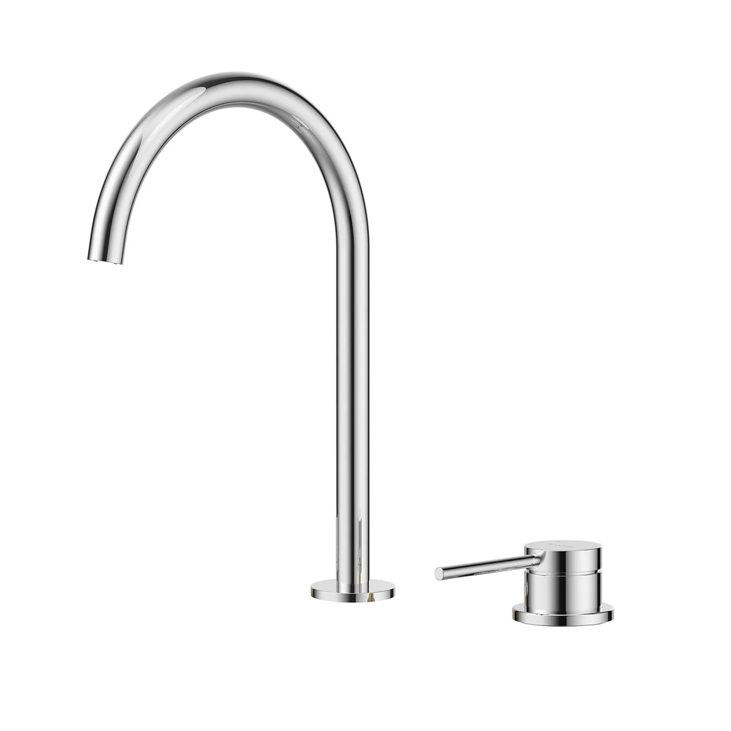 MAXTOR 2 Hole Deck Mounted Basin Faucet-Widespread Vanity Vessel Faucet-AB006106 Chrome