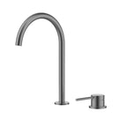 MAXTOR 2 Hole Deck Mounted Basin Faucet-Widespread Vanity Vessel Faucet-AB006106 Brushed Gun Metal