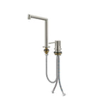 Sure 2 Holes Bathroom Basin Faucet,Vanity Sink Mixer Tap-AB006127 Brushed Nickel