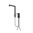 Sure 2 Holes Bathroom Basin Faucet,Vanity Sink Mixer Tap-AB006127 Matte Black