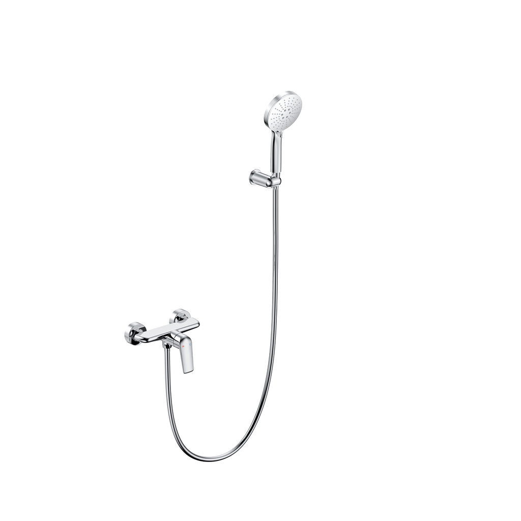 MAXTOR 1 Way Exposed Shower Mixer – 3-Function Hand Shower – AB020070 Chrome