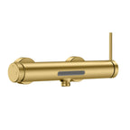 Maxtor Exposed Bathtub Mixer Faucet | Solid Brass Wall-Mount BathMixer | Spain ClTEC Cartridge-AB022006 Brushed Gold