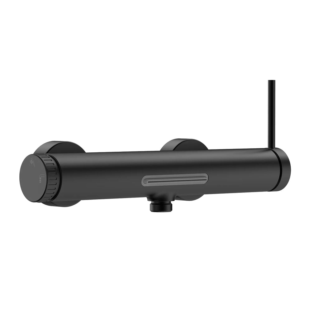 Maxtor Exposed Bathtub Mixer Faucet | Solid Brass Wall-Mount BathMixer | Spain ClTEC Cartridge-AB022006 Matte Black