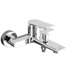 Single Lever Wall Mounted Bath Mixer with Diverter – Solid Brass Tub & Shower Faucet-AB022064 Chrome