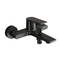 Single Lever Wall Mounted Bath Mixer with Diverter – Solid Brass Tub & Shower Faucet-AB022064 Matte Black