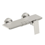 MAXTOR Exposed Bathtub Mixer Faucet with Integrated Shelf & Piano-Key Diverter-AB022065 Brushed Nickel