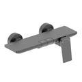 MAXTOR Exposed Bathtub Mixer Faucet with Integrated Shelf & Piano-Key Diverter-AB022065 Brushed Gun Metal