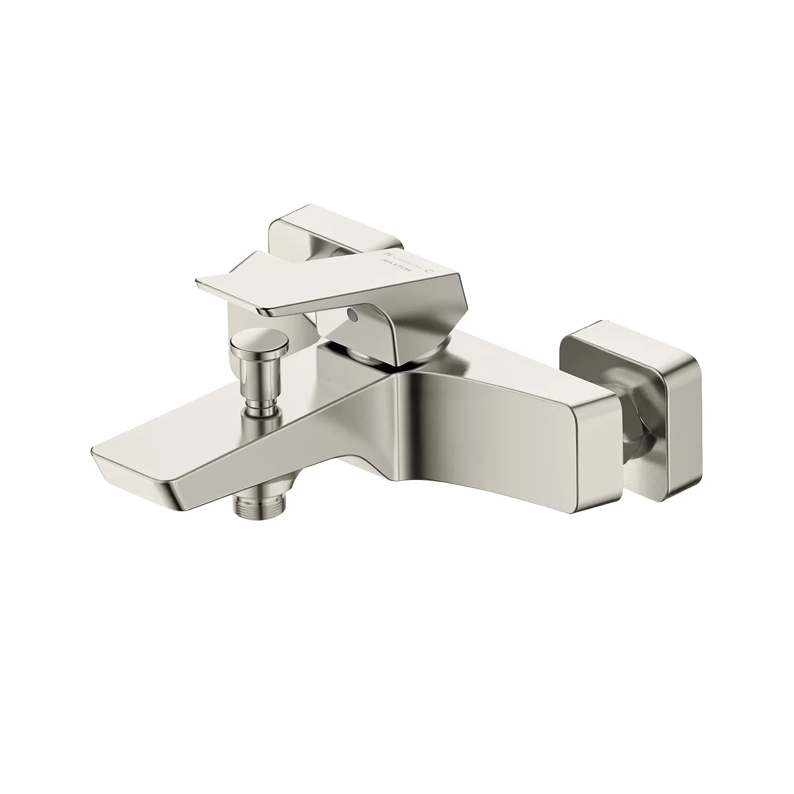 MAXTOR Exposed Bathtub Mixer Faucet – Solid Brass with Diverter AB022068 Brushed Nickel