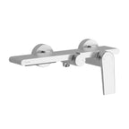 Single Lever Wall Mounted Bath Mixer with Diverter – 2 Way Shower & Bath Mixer-AB022164 Brushed Nickel