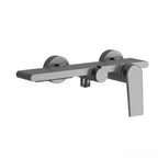 Single Lever Wall Mounted Bath Mixer with Diverter – 2 Way Shower & Bath Mixer-AB022164 Brushed Gun Metal