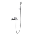 Single-Lever Exposed Bathtub Mixer Faucet Kit with Hand Shower Set-AB023003 Chrome
