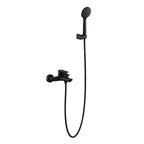 Single-Lever Exposed Bathtub Mixer Faucet Kit with Hand Shower Set-AB023003 Matte Black