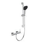 Huron 2 Way Exposed Bathtub Mixer Faucet With Slider Rail and Hand Shower-AB023006 Chrome
