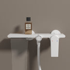 Exposed Bathtub Mixer Faucet Kit – Single Lever Wall Mounted Bath Mixer with Slide Bar & Hand Shower-AB023064
