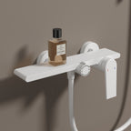 Exposed Bathtub Mixer Faucet Kit – Single Lever Wall Mounted Bath Mixer with Slide Bar & Hand Shower-AB023064