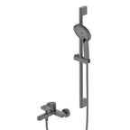 2-Way Exposed Bathtub Mixer Faucet with Slide Rail Shower Kit | MAXTOR-AB023169 Brushed Gun Metal