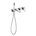 Exposed Bathtub Mixer Kit with Handheld Shower