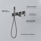 Exposed Bathtub Mixer Faucet Kit with Handheld Shower – AB023100