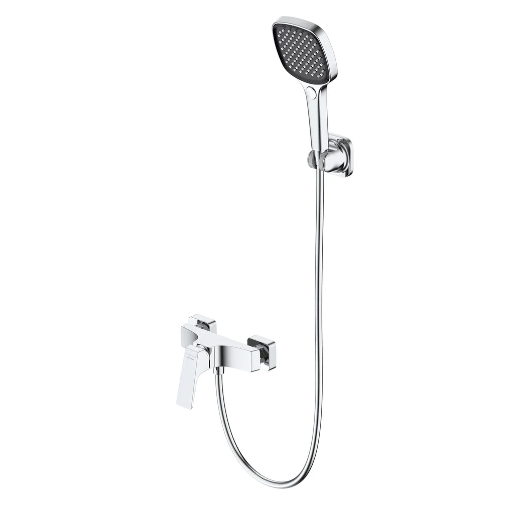 MAXTOR 1 Way Exposed Shower Mixer With 3-Function Hand Shower– AB023168 Chrome
