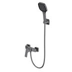 MAXTOR 1 Way Exposed Shower Mixer With 3-Function Hand Shower– AB023168 Brushed Gun Metal