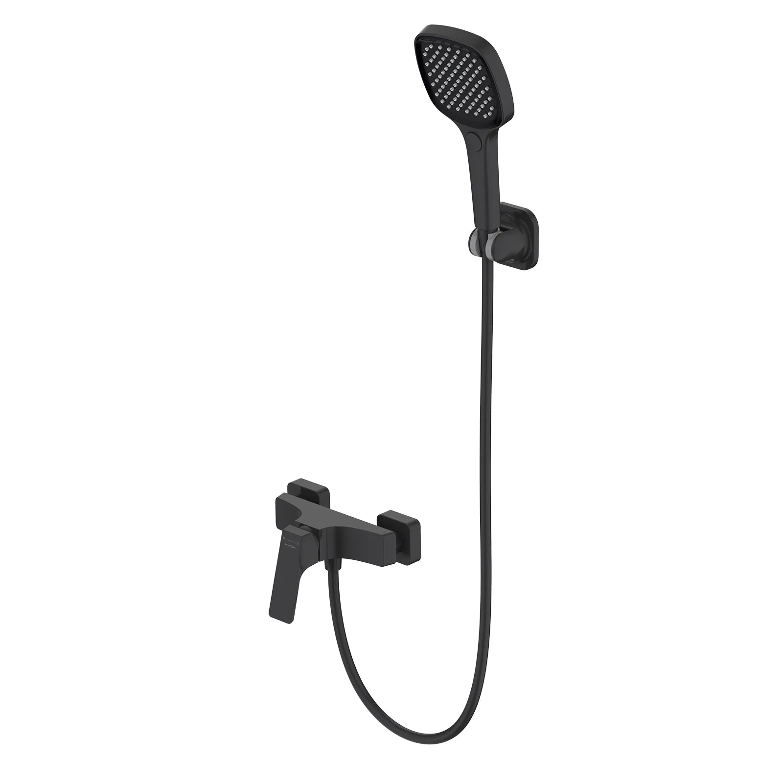 MAXTOR 1 Way Exposed Shower Mixer With 3-Function Hand Shower– AB023168 Matte Black