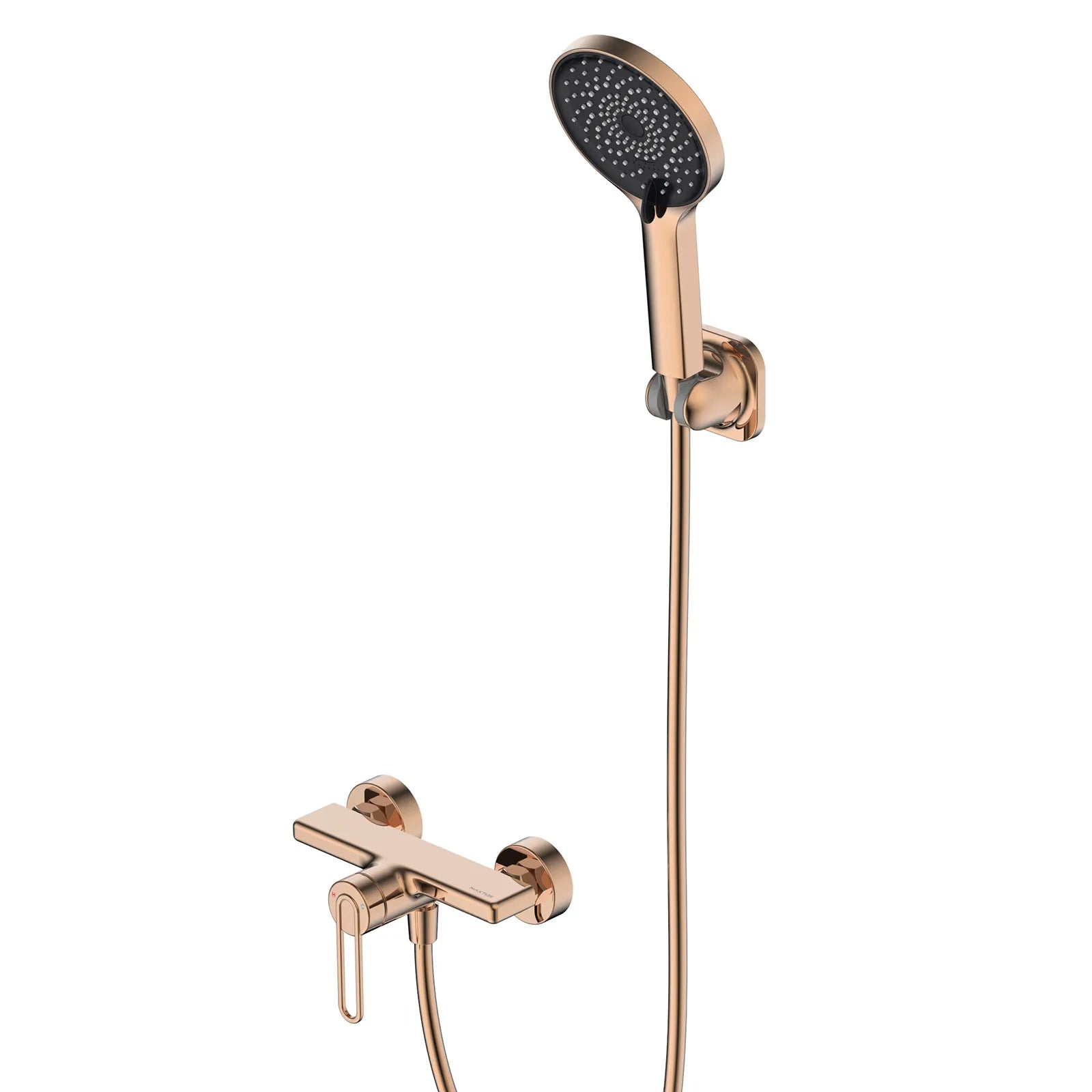 1-Way Exposed Shower Mixer Kit – Wall-Mounted Single-Handle Shower Set – AB023170 Rose Gold
